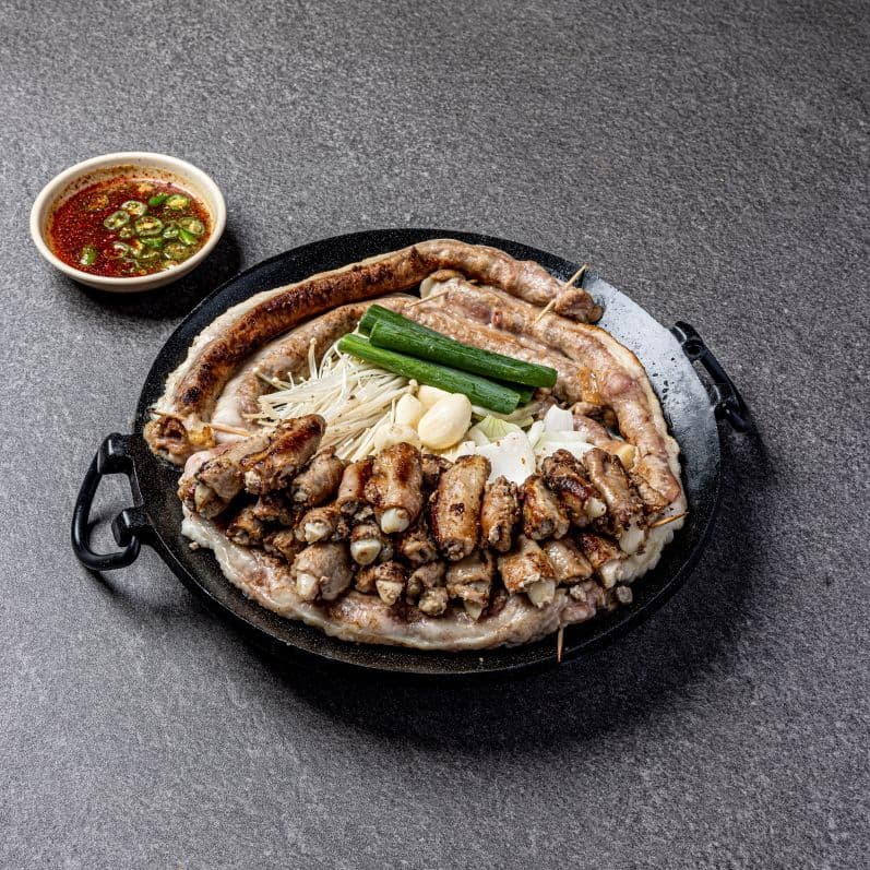 메뉴 마늘곱창